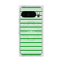 プレミアムスクエアケース with Pixelsnap［ Small Border - Green ］