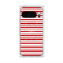 プレミアムスクエアケース with Pixelsnap［ Small Border - Red ］