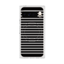 プレミアムスクエアケース with Pixelsnap［ Middle Border - Black ］