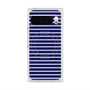 プレミアムスクエアケース with Pixelsnap［ Middle Border - Blue ］