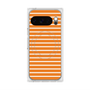 プレミアムスクエアケース with Pixelsnap［ Middle Border - Orange ］
