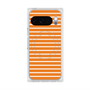 プレミアムスクエアケース with Pixelsnap［ Middle Border - Orange ］