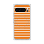プレミアムスクエアケース with Pixelsnap［ Middle Border - Orange ］
