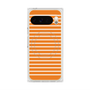 プレミアムスクエアケース with Pixelsnap［ Middle Border - Orange ］
