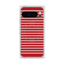 プレミアムスクエアケース with Pixelsnap［ Middle Border - Red ］