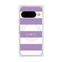 プレミアムスクエアケース with Pixelsnap［ Big Border - Purple ］