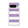 プレミアムスクエアケース with Pixelsnap［ Big Border - Purple ］