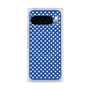 プレミアムスクエアケース with Pixelsnap［ Small Dot - Blue ］