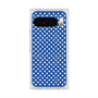 プレミアムスクエアケース with Pixelsnap［ Small Dot - Blue ］