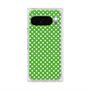 プレミアムスクエアケース with Pixelsnap［ Small Dot - Green ］