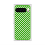 プレミアムスクエアケース with Pixelsnap［ Small Dot - Green ］