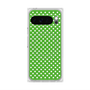 プレミアムスクエアケース with Pixelsnap［ Small Dot - Green ］