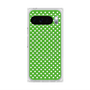 プレミアムスクエアケース with Pixelsnap［ Small Dot - Green ］