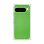 プレミアムスクエアケース with Pixelsnap［ Small Dot - Green ］