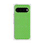 プレミアムスクエアケース with Pixelsnap［ Small Dot - Green ］