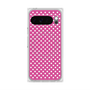 プレミアムスクエアケース with Pixelsnap［ Small Dot - Pink ］