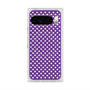 プレミアムスクエアケース with Pixelsnap［ Small Dot - Purple ］
