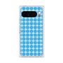 プレミアムスクエアケース with Pixelsnap［ Big Dot - Blue ］