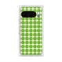 プレミアムスクエアケース with Pixelsnap［ Big Dot - Green ］