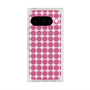 プレミアムスクエアケース with Pixelsnap［ Big Dot - Pink ］