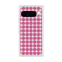 プレミアムスクエアケース with Pixelsnap［ Big Dot - Pink ］