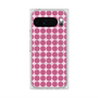 プレミアムスクエアケース with Pixelsnap［ Big Dot - Pink ］
