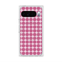 プレミアムスクエアケース with Pixelsnap［ Big Dot - Pink ］