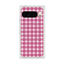 プレミアムスクエアケース with Pixelsnap［ Big Dot - Pink ］
