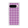 プレミアムスクエアケース with Pixelsnap［ Big Dot - Purple ］