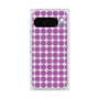 プレミアムスクエアケース with Pixelsnap［ Big Dot - Purple ］