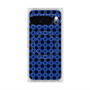 プレミアムスクエアケース with Pixelsnap［ Shower Dot - Blue ］