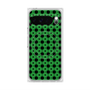 プレミアムスクエアケース with Pixelsnap［ Shower Dot - Green ］