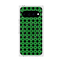 プレミアムスクエアケース with Pixelsnap［ Shower Dot - Green ］