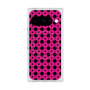 プレミアムスクエアケース with Pixelsnap［ Shower Dot - Pink ］