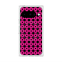 プレミアムスクエアケース with Pixelsnap［ Shower Dot - Pink ］