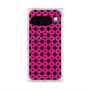 プレミアムスクエアケース with Pixelsnap［ Shower Dot - Pink ］