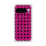 プレミアムスクエアケース with Pixelsnap［ Shower Dot - Pink ］
