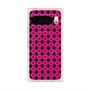 プレミアムスクエアケース with Pixelsnap［ Shower Dot - Pink ］
