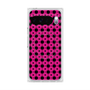 プレミアムスクエアケース with Pixelsnap［ Shower Dot - Pink ］
