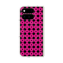 プレミアムスクエアケース with Pixelsnap［ Shower Dot - Pink ］