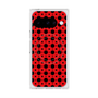 プレミアムスクエアケース with Pixelsnap［ Shower Dot - Red ］