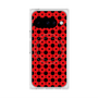 プレミアムスクエアケース with Pixelsnap［ Shower Dot - Red ］