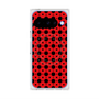 プレミアムスクエアケース with Pixelsnap［ Shower Dot - Red ］