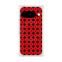 プレミアムスクエアケース with Pixelsnap［ Shower Dot - Red ］