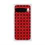 プレミアムスクエアケース with Pixelsnap［ Shower Dot - Red ］
