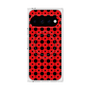 プレミアムスクエアケース with Pixelsnap［ Shower Dot - Red ］