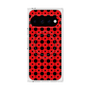 プレミアムスクエアケース with Pixelsnap［ Shower Dot - Red ］