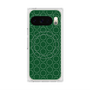 プレミアムスクエアケース with Pixelsnap［ Dot Circle - Green ］