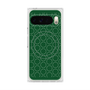 プレミアムスクエアケース with Pixelsnap［ Dot Circle - Green ］