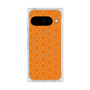 プレミアムスクエアケース with Pixelsnap［ Dot Circle - Orange ］